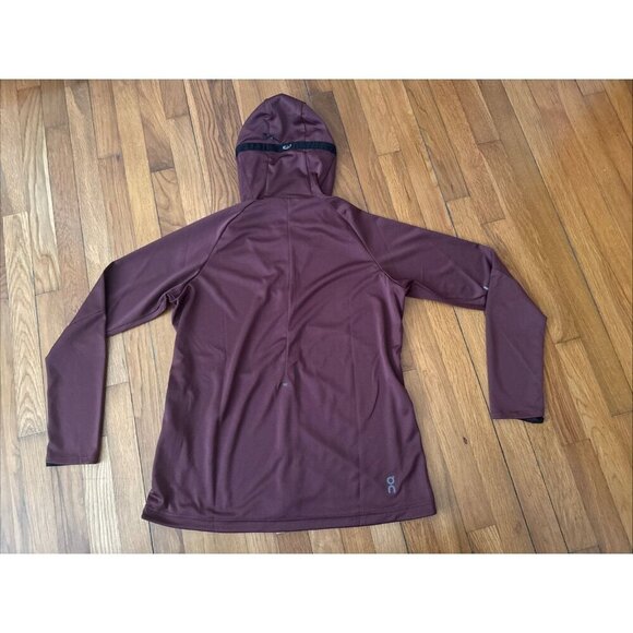 On Clouds Running Women’s Mulberry Climate Zip Hoodie Athleisure Outdoors Size L - Picture 7 of 9